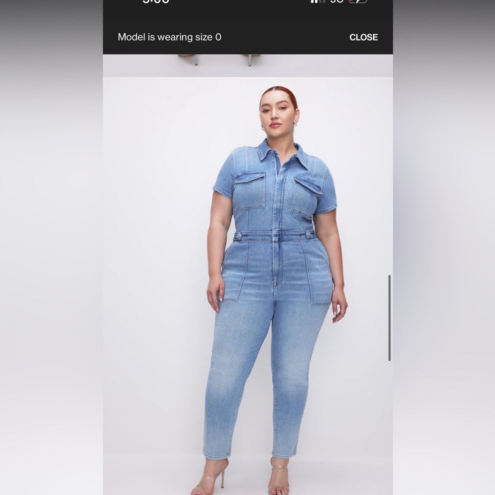 Good American fit for success jumpsuit XL
Size 4 in Good American. - Picture 2 of 5